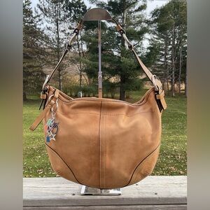 Coach Soho Tan Leather Hobo Bag